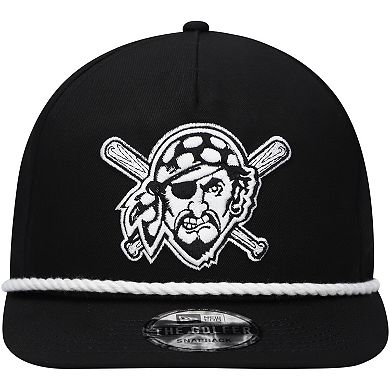 Men's New Era Black Pittsburgh Pirates Golfer Snapback Hat