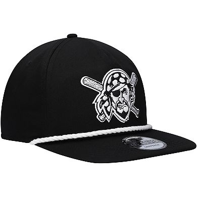Men's New Era Black Pittsburgh Pirates Golfer Snapback Hat