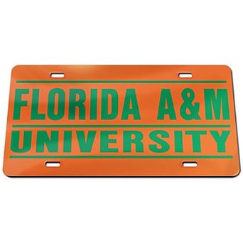 WinCraft Florida A&M Rattlers Orange Classic License Plate