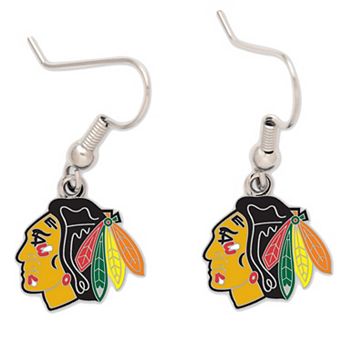 Chicago Blackhawks WinCraft Primary Dangle Earrings