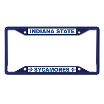 WinCraft Indiana State Sycamores Chrome Color License Plate Frame