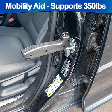 3-in-1 Car Safety Tool - Mobility Assist Handle with Seat Belt Cutter & Window Breaker