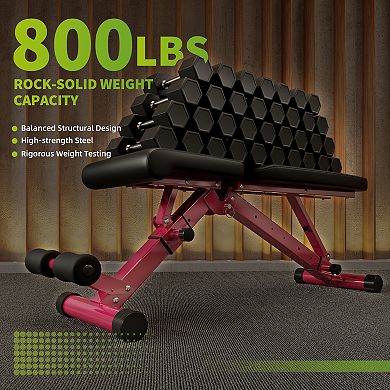 ELEMENT ACE Adjustable Strength Training Bench for Home Gym Workouts