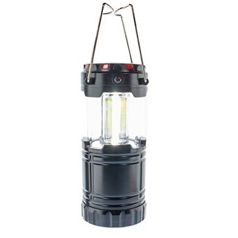 Collapsible COB LED Lantern Magnetic Hanging Base, SOS Red Light for Camping & Emergencies