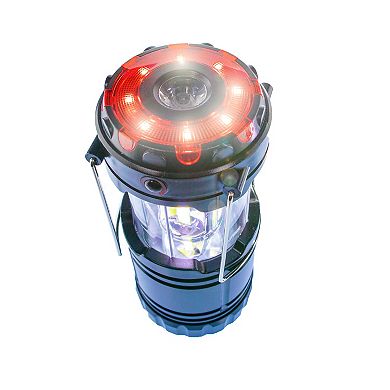 Collapsible COB LED Lantern Magnetic Hanging Base, SOS Red Light for Camping & Emergencies