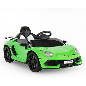 Licensed Lamborghini 12V Ride-On Drift Mode, Remote, LED, Ages 38