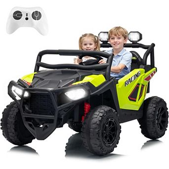 24V 2 Seater Kids Ride On UTV with Remote Control, Suspension, Bluetooth, LED Lights