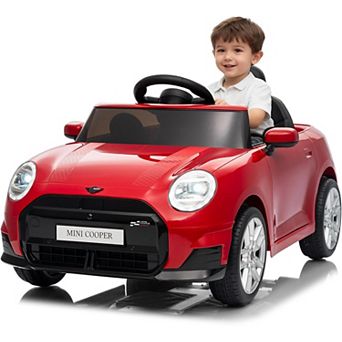 12V BMW Mini Cooper Licensed Kids Ride On Car with Remote Control, Battery Powered