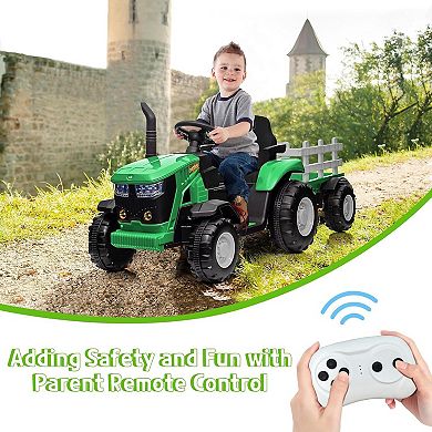 12V Kids Bumper Car with Remote, 360° Spin, LED Music