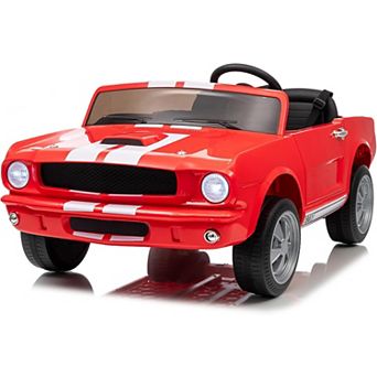 24V Kids Electric Ride On Car, 2 Seater Battery Powered Vehicle w/ Parent Remote, LED Lights, Music