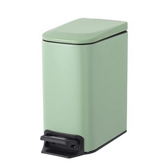 Soft-Close Step Trash Can Stainless Inner Bucket Anti-Fingerprint