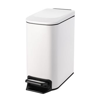 Soft-Close Step Trash Can Stainless Inner Bucket Anti-Fingerprint