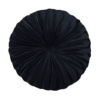 Round Pleated Spandex Throw Pillow Handmade Decorative Sofa Bedroom