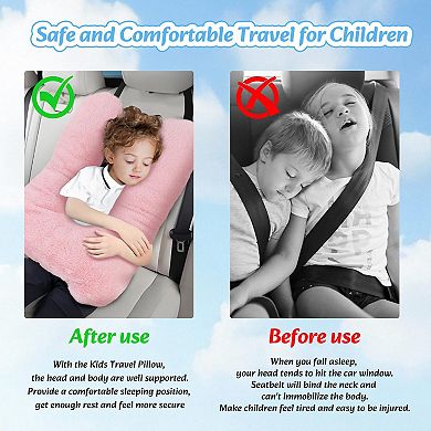 Travel Pillow Car Neck Support Road Trip Sleeping Aid