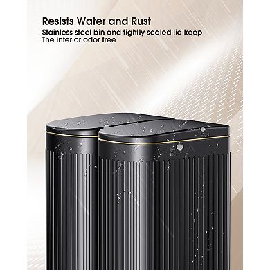 Stainless Steel Step Trash Can Soft Close Pedal Bin