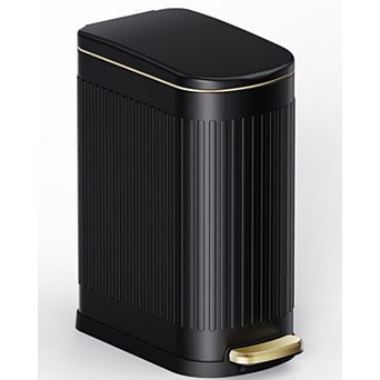 Stainless Steel Step Trash Can Soft Close Pedal Bin