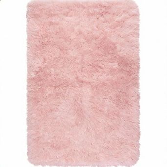 FairOnly Modern Plain Tone Plush Shaggy Washable Non Slip Soft Area Rug for Living Room Bedroom