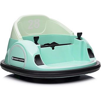 12V Kids Ride On Bumper Car Electric Bumping Car for Toddlers with Remote Control, 360° Spin