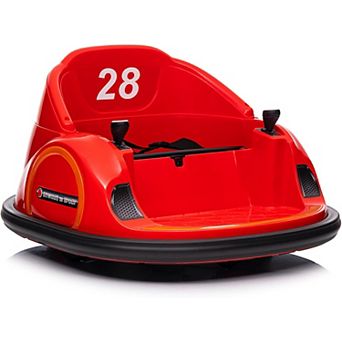 12V Kids Ride On Bumper Car Electric Bumping Car for Toddlers with Remote Control, 360° Spin