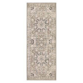Vintage Area Rug Non-Slip Washable Imitation Cashmere Rugs for Living Dining Room Soft Indoor Carpet