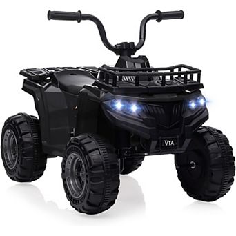 Kids Electric Ride On Car,12V ATV Battery-Powered Toy for Toddlers with LED Lights, Music