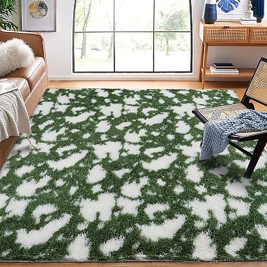 Modern Cloud Pattern Area Rug Non Slip Ultra Soft Floor Cover for Bedroom Living Room Bathroom