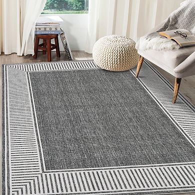Modern Area Rug Non Slip Stain Resistant Ultra Thin Machine Washable Carpet for Bathroom Entrance