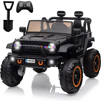 24V Kids Electric Ride on Car, 2-Seater 4WD Truck with Remote, 4x45w Motors (180w), 7Ah Battery