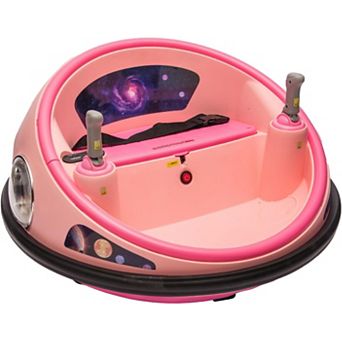 Ride on Bumper Car with Remote Control, 12v Battery Powered Electric Bumper Car Toddler with 3