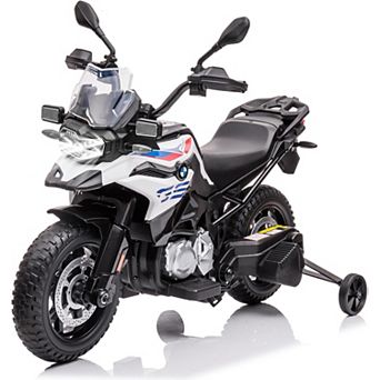 Ride On Car, Licensed BMW Kids Motorcycle, Electric Car for Kids with 12V 7AH Battery, High/Low