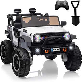 24V Ride on Car Toys, Remote Control 4 Wheels Electric Power Car for Toddlers Kids Boys Girls, 2