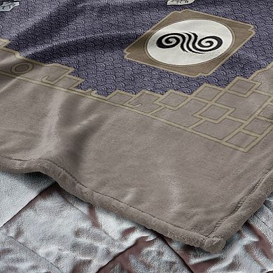 Nickelodeon Avatar The Last Airbender Avatar Map Silk Touch Throw Blanket 50x60 inches