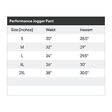 Dalix Mens Astronaut Midweight Performance Jogger Pant