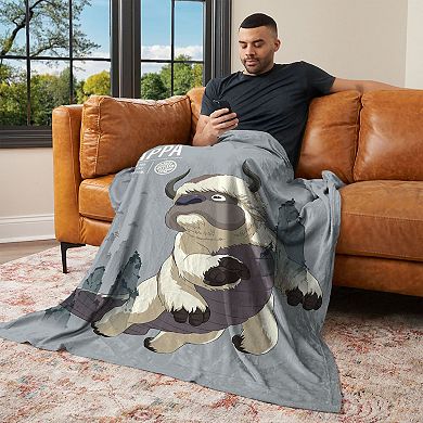 Nickelodeon Avatar The Last Airbender Appa Freedom Silk Touch Throw Blanket 50x60 inches