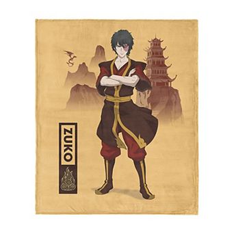Nickelodeon Avatar The Last Airbender Temple Zuko Silk Touch Throw Blanket 50x60 inches