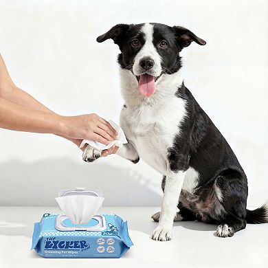 Hydrating Hypoallergenic Unscented Dog Grooming Wipes with Aloe Vera