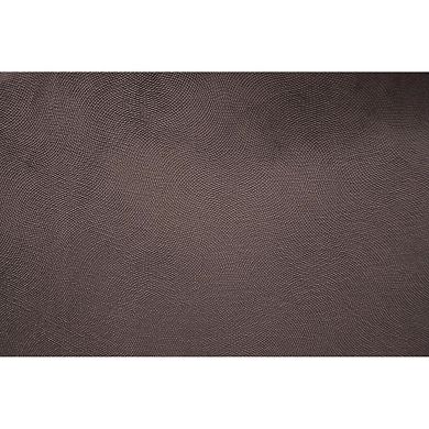 Harper Manual Recliner Lounge Chair, Chocolate Brown Channel Tufted Velvet