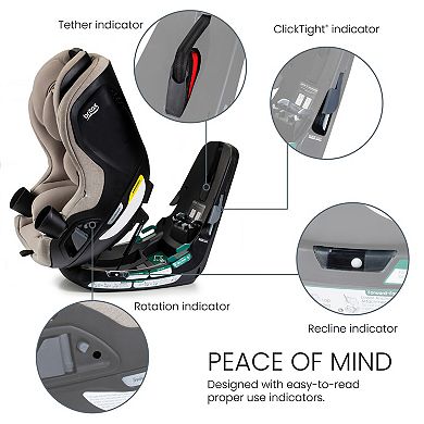 Britax Galaxy360 2-in-1 Slim Rotating Convertible Car Seat