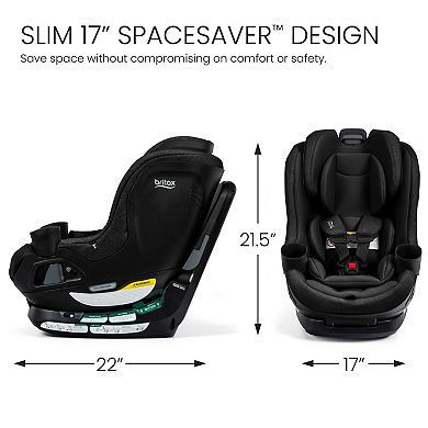 Britax Galaxy360 2-in-1 Slim Rotating Convertible Car Seat