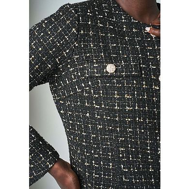 Jessica London Women's Plus Size Tweed Skirt Suit