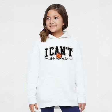 I Can't, It's March - Youth Graphic Hoodie