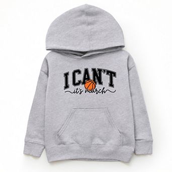 I Can't, It's March - Youth Graphic Hoodie