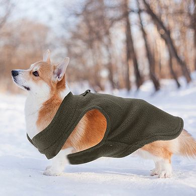 Polar Fleece Dog Cat Warm Vest 1 Pc for Winter and Autumn