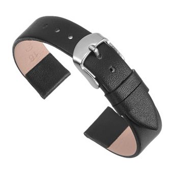 Multi-sizes Genuine Leather Band, Flat Thin Elegant Leather Watch Strap for Men and Women