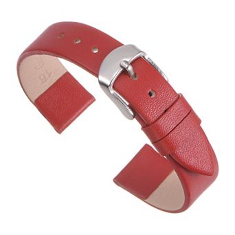 Multi-sizes Genuine Leather Band, Flat Thin Elegant Leather Watch Strap for Men and Women