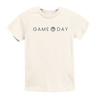 Game Day Basketball Thin - Youth Short Sleeve Graphic T-Shirt