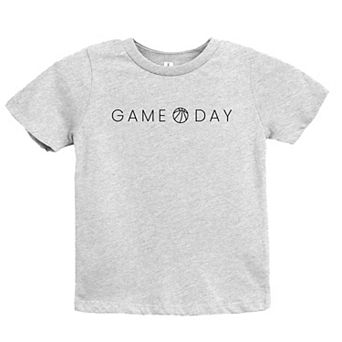 Game Day Basketball Thin - Youth Short Sleeve Graphic T-Shirt