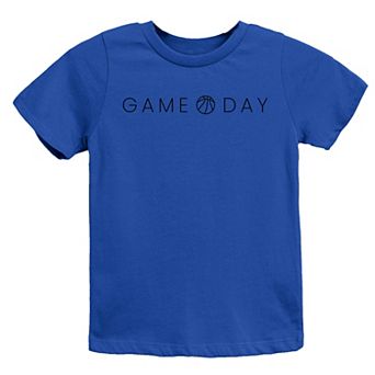 Game Day Basketball Thin - Youth Short Sleeve Graphic T-Shirt