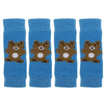 4 pc Dog Leg Warmers Winter Soft Warm Knitted Dog Leg Socks for Small Dog Kitten Puppies