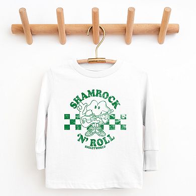 SmileyWorld Shamrock 'N' Roll - Youth Long Sleeve Graphic T-Shirt